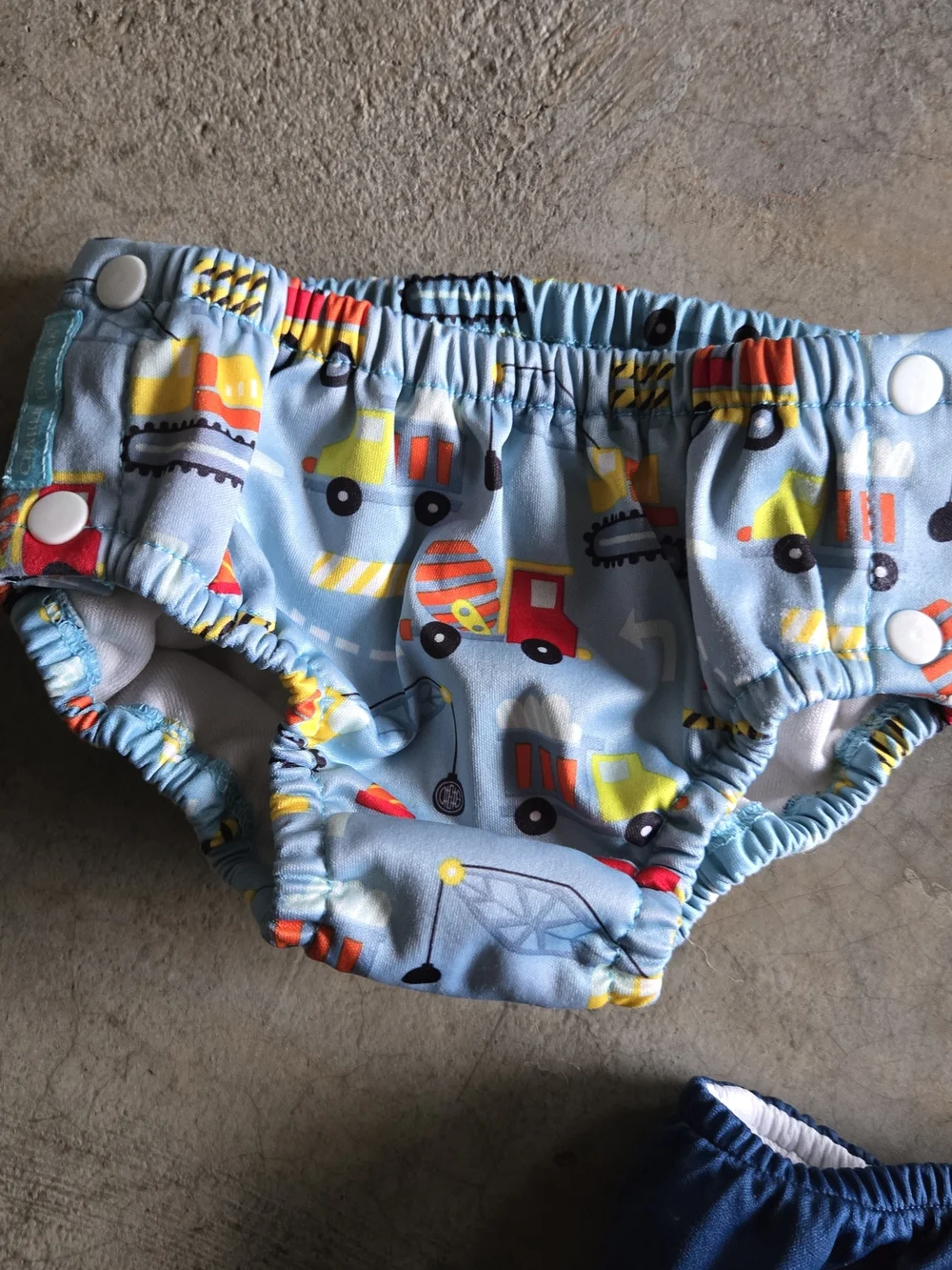 2 For $15 Kids Swim Diaper Lot Of 3 Construction Pirate And Blue XL 3T